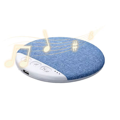 Bluetooth Pillow Speaker Wireless Sleep Music Player under Pillow White Noise Machine 9D Stereo Timer Auto-Off for Insomnia